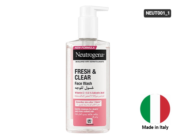 Neutrogena Fresh and Clear Face Wash with Vitamin C + 0.5% Salicylic Acid 200ml in Sri Lanka